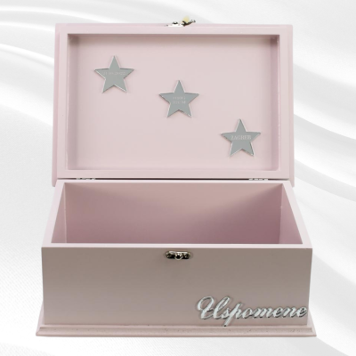 Kutija Uspomena, Kruna BlaMar - 3 - Personalizirana kutija uspomena s motivom krune, izrađena od MDF-a i obojena akrilnim bojam Kutija Uspomena, Kruna BlaMar - 3 - Personalizirana kutija uspomena s motivom krune, izrađena od MDF-a i obojena akrilnim bojam