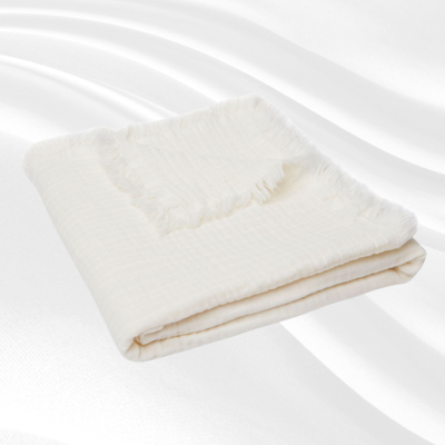 Jollein® Dekica od Muslina Jollein - 1 - Jollein® dekica od muslina u boji Ivory izrađena je od 100% organskog pamuka, pružajuć