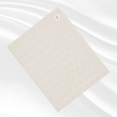Pletena dekica, 75x100 cm Jollein - 1 - Ova udobna Jollein pletena dekica iz kolekcije Zrno pletivo idealna je za vaše mališane