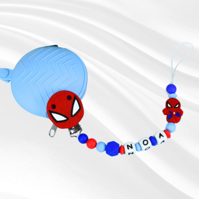 Silikonska vezica za dudu, Disney Spider-Man BlaMar - 1 - Estetski, trendi i moderno izrađena Blamar silikonska vezica za dudu