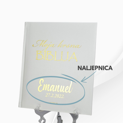 Moja krsna Biblija Verbum - 3 - "Moja krsna biblija" izdavača Verbum savršen je dar za krštenje, omogućujući personalizaciju zl Moja krsna Biblija Verbum - 3 - "Moja krsna biblija" izdavača Verbum savršen je dar za krštenje, omogućujući personalizaciju zl