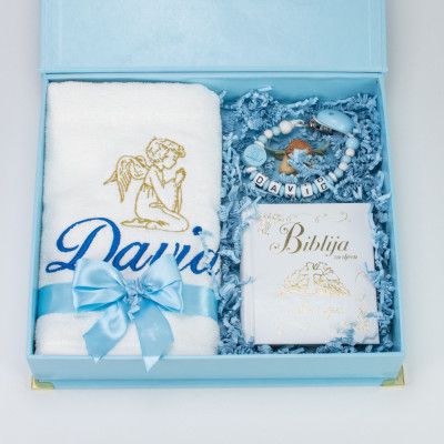 Baby box, krštenje BlaMar - 3 - Baby Box za krštenje savršen je poklon za posebni dan. Paket sadrži personaliziranu poklon kuti Baby box, krštenje BlaMar - 3 - Baby Box za krštenje savršen je poklon za posebni dan. Paket sadrži personaliziranu poklon kuti