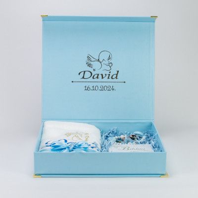 Baby box, krštenje BlaMar - 4 - Baby Box za krštenje savršen je poklon za posebni dan. Paket sadrži personaliziranu poklon kuti Baby box, krštenje BlaMar - 4 - Baby Box za krštenje savršen je poklon za posebni dan. Paket sadrži personaliziranu poklon kuti