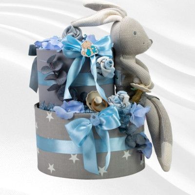 Torta od pelena - Zeko Joey BlaMar - 2 - Torta od pelena - Zeko Joey savršen je poklon za bebe, spoj praktičnosti i šarma. Sadr Torta od pelena - Zeko Joey BlaMar - 2 - Torta od pelena - Zeko Joey savršen je poklon za bebe, spoj praktičnosti i šarma. Sadr
