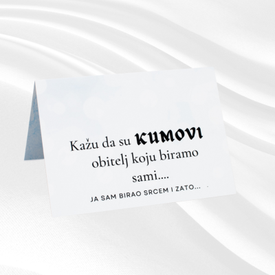 Pozivnica kumstvo - Anđeo BlaMar - 2 - Naša pozivnica za kumstvo s motivom anđela predstavlja savršen način da pozovete vaše na Pozivnica kumstvo - Anđeo BlaMar - 2 - Naša pozivnica za kumstvo s motivom anđela predstavlja savršen način da pozovete vaše na