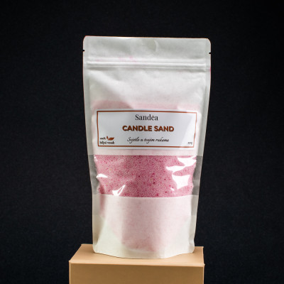 Candle Sand – Rozi pijesak za svijeće, 100% biljni vosak Sandéa - 1 - Otkrijte čaroliju Candle Sand pijeska za svijeće – inovat