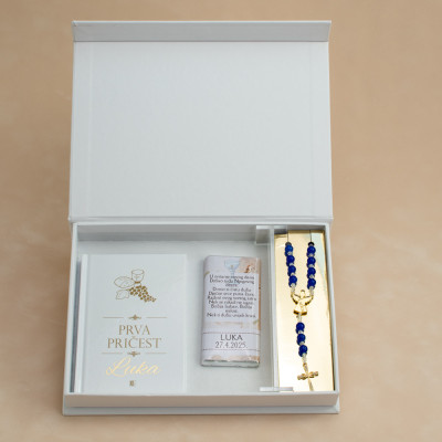 Premium box, MOLITVENIK BlaMar - 3 - Premium poklon box s molitvenikom u osnovnoj cijeni uključuje: 1. Personalizirani box s m Premium box, MOLITVENIK BlaMar - 3 - Premium poklon box s molitvenikom u osnovnoj cijeni uključuje: 1. Personalizirani box s m