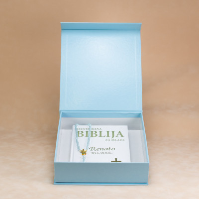 Poklon box, Sveta potvrda BlaMar - 5 - Poklon Box za Svetu Potvrdu elegantan je i duhovno nadahnut dar, idealan za sve koji žel Poklon box, Sveta potvrda BlaMar - 5 - Poklon Box za Svetu Potvrdu elegantan je i duhovno nadahnut dar, idealan za sve koji žel
