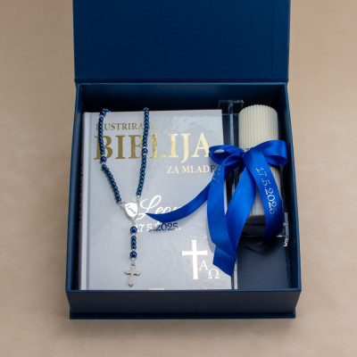 Poklon box, Sveta potvrda BlaMar - 2 - Poklon Box za Svetu Potvrdu elegantan je i duhovno nadahnut dar, idealan za sve koji žel Poklon box, Sveta potvrda BlaMar - 2 - Poklon Box za Svetu Potvrdu elegantan je i duhovno nadahnut dar, idealan za sve koji žel
