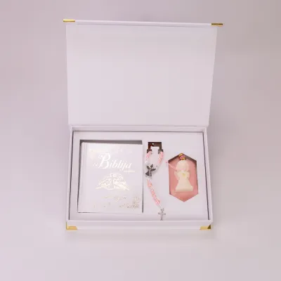 Premium Box – Biblija za djecu BlaMar - 1 - Elegantni poklon set za djecu koji uključuje ručno izrađenu kutiju, dječju Bibliju 
