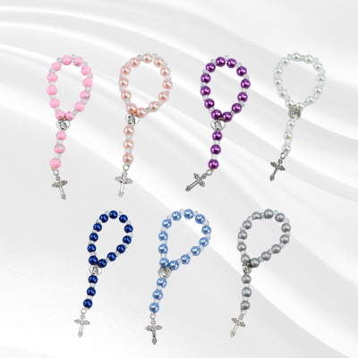 Mini krunice Djeteta Isusa BlaMar - 1 - Naše Mini krunice Djeteta Isusa, izrađene od perlice promjera 6 mm, idealan su poklon z