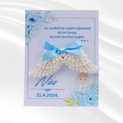 Zahvalnica Krila anđela BlaMar - 2 - Zahvalnica Krila Anđela je elegantan poklon koji uključuje ručno izrađena krila od Jesmoni