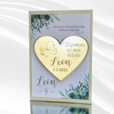 Personalizirani magnet - Srce BlaMar - 1 - Naši personalizirani magneti u obliku srca su idealan način da zahvalite gostima na