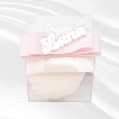 Bubble svijeća, soja - Školjka BlaMar - 3 - Iznenadite svoje goste na krštenju s elegantnom Bubble svijećom od soje u obliku šk