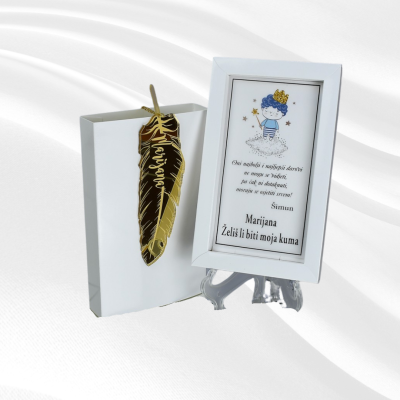 Personalizirani Bookmark BlaMar - 1 - Personalizirani bookmark idealan je dodatak vašoj knjizi. Dostupan u tri boje savršen j