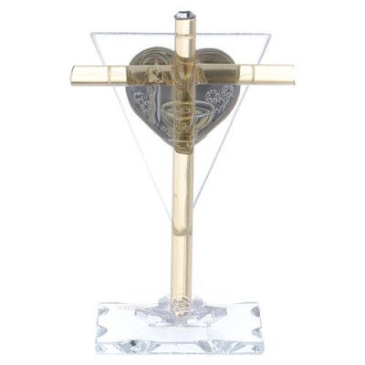 Križ od Murano Stakla - 1 - Unikatni križ izrađen od Murano stakla, dimenzija 10x6 cm. Ručno izrađen križ donosi eleganciju i  Križ od Murano Stakla - 1 - Unikatni križ izrađen od Murano stakla, dimenzija 10x6 cm. Ručno izrađen križ donosi eleganciju i