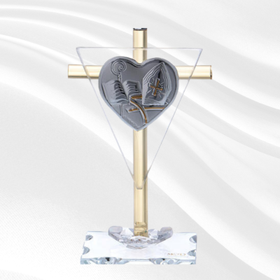 Križ od Murano Stakla - 2 - Unikatni križ izrađen od Murano stakla, dimenzija 10x6 cm. Ručno izrađen križ donosi eleganciju i  Križ od Murano Stakla - 2 - Unikatni križ izrađen od Murano stakla, dimenzija 10x6 cm. Ručno izrađen križ donosi eleganciju i