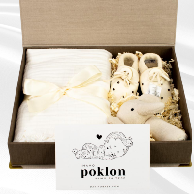 Baby box, KORAK PO KORAK BlaMar - 1 - Baby Box "Korak po Korak" sadrži sve što je potrebno za prve dane novorođenčeta: Baobaby